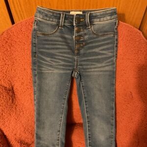 Kohls SO girls blue jeans size 7